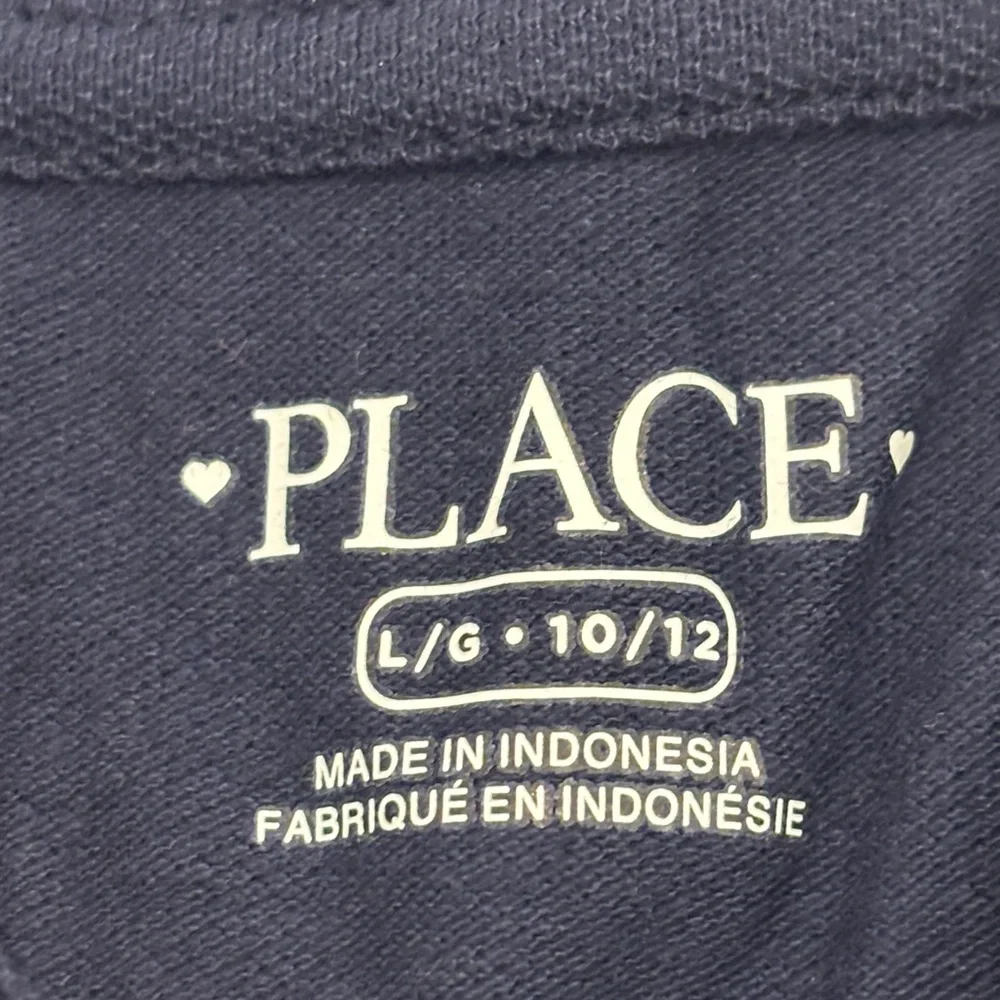NWT The Children's Place Girl’s Navy Blue Casual Dress Size Large